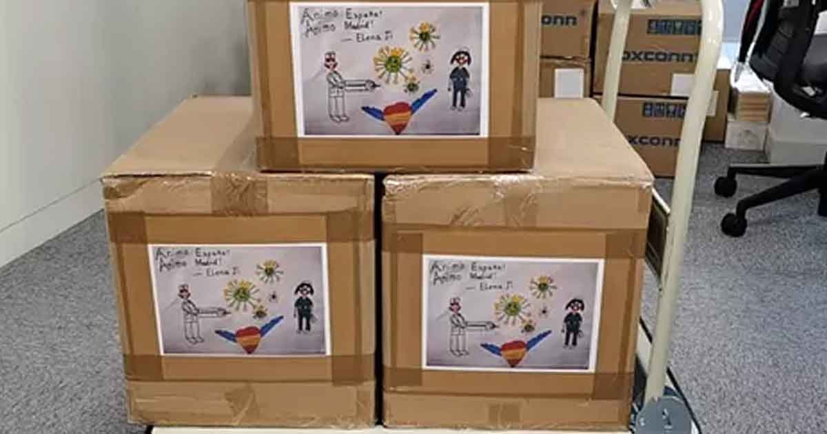 De salvarse en La Paz a donar 4.500 mascarillas: la historia de Elena Ji, hija del director europeo de Huawei