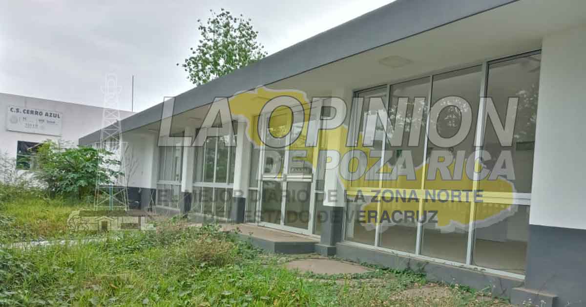Dejan en el abandono obra del Centro de Salud