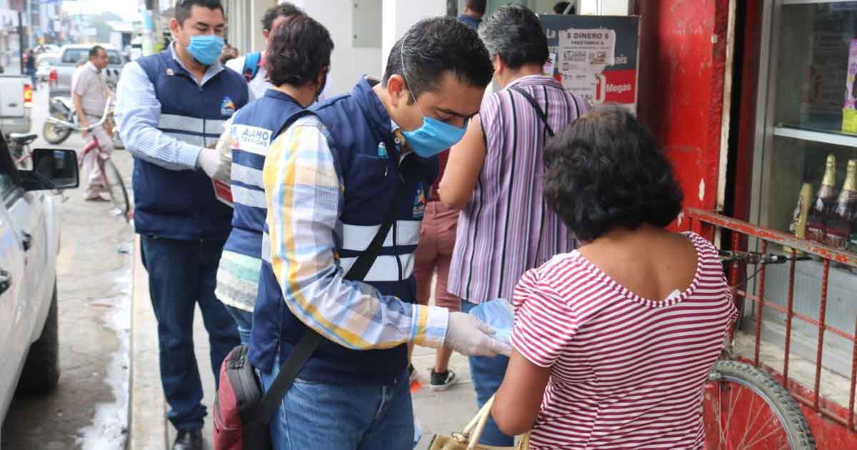 Direcciones del DIF y Desarrollo Social en Álamo, piden no bajar la guardia y acatar las restricciones que determina la autoridad municipal