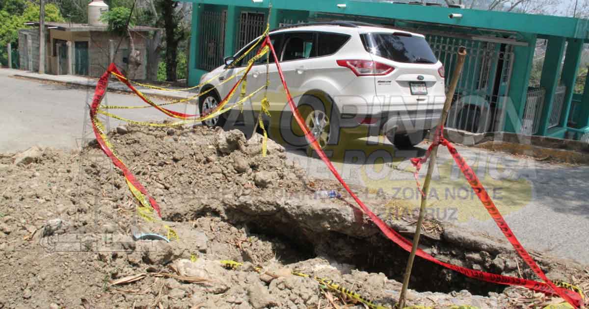 Son seis casas en total las viviendas afectadas por una fuga de agua