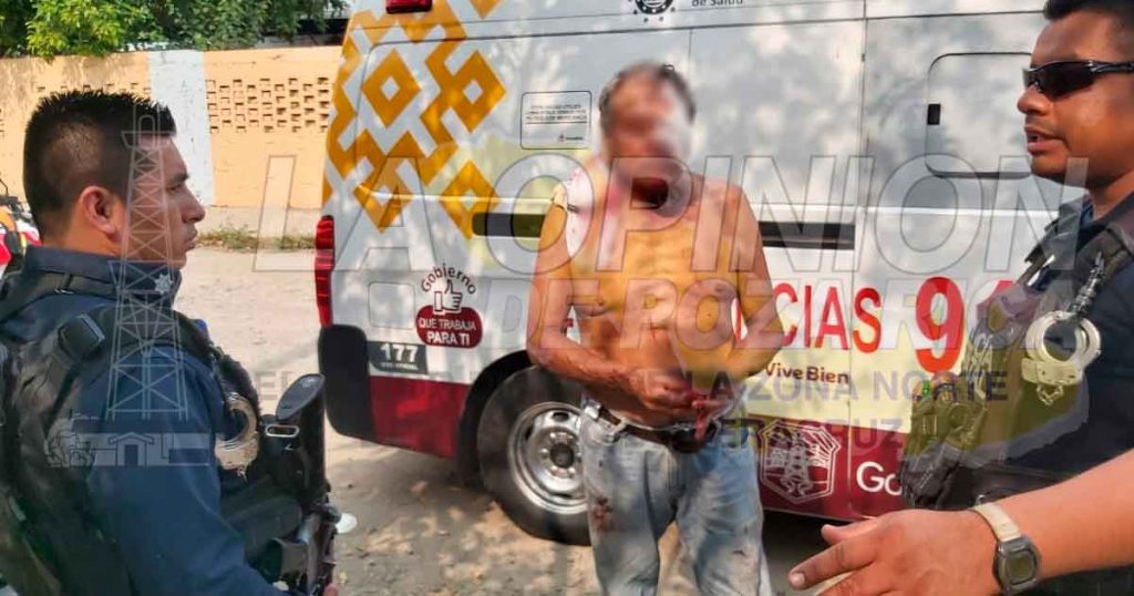 Lo golpean para robarle en la colonia Independencia en Poza Rica