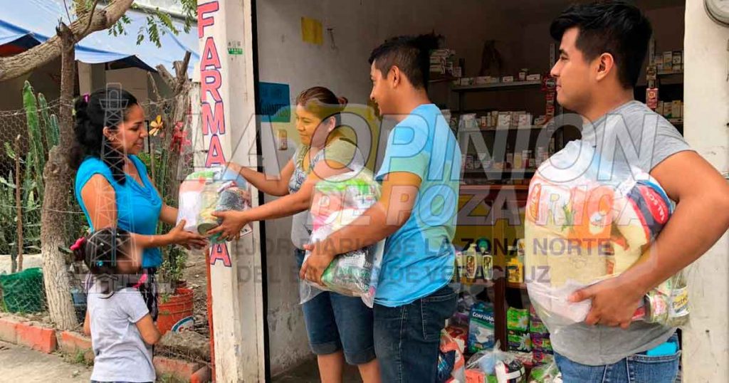 Maestros apoyan a familias vulnerables