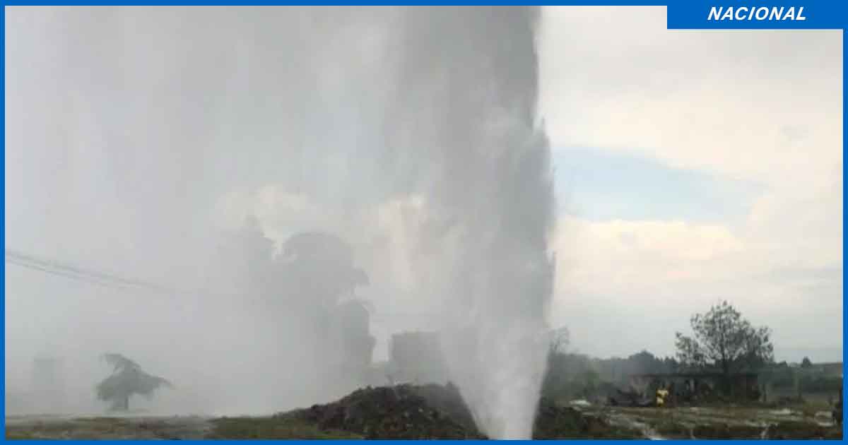 Fuga de agua afecta a 2.5 millones de personas en CDMX y Edomex