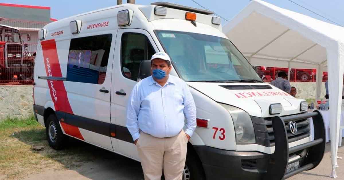 Obtiene ayuntamiento de Tuxpan segunda ambulancia