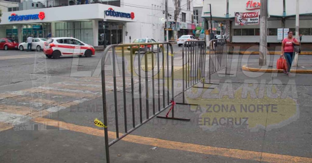 No hay paso en primer cuadro de Poza Rica