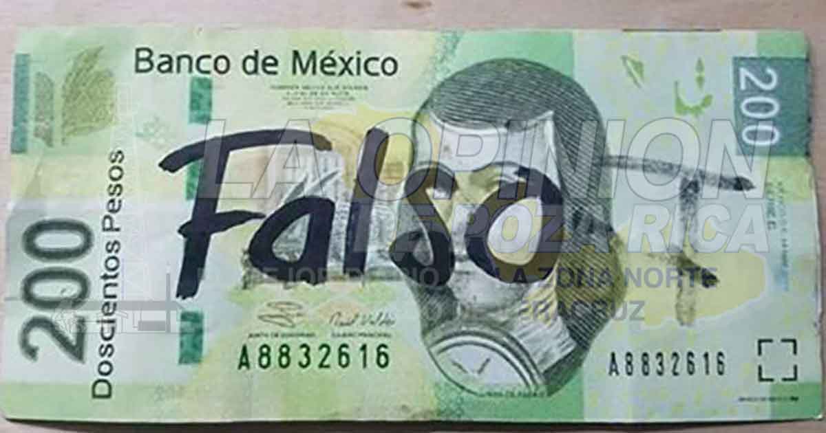 Pagan con dinero falso a comerciantes de Papantla