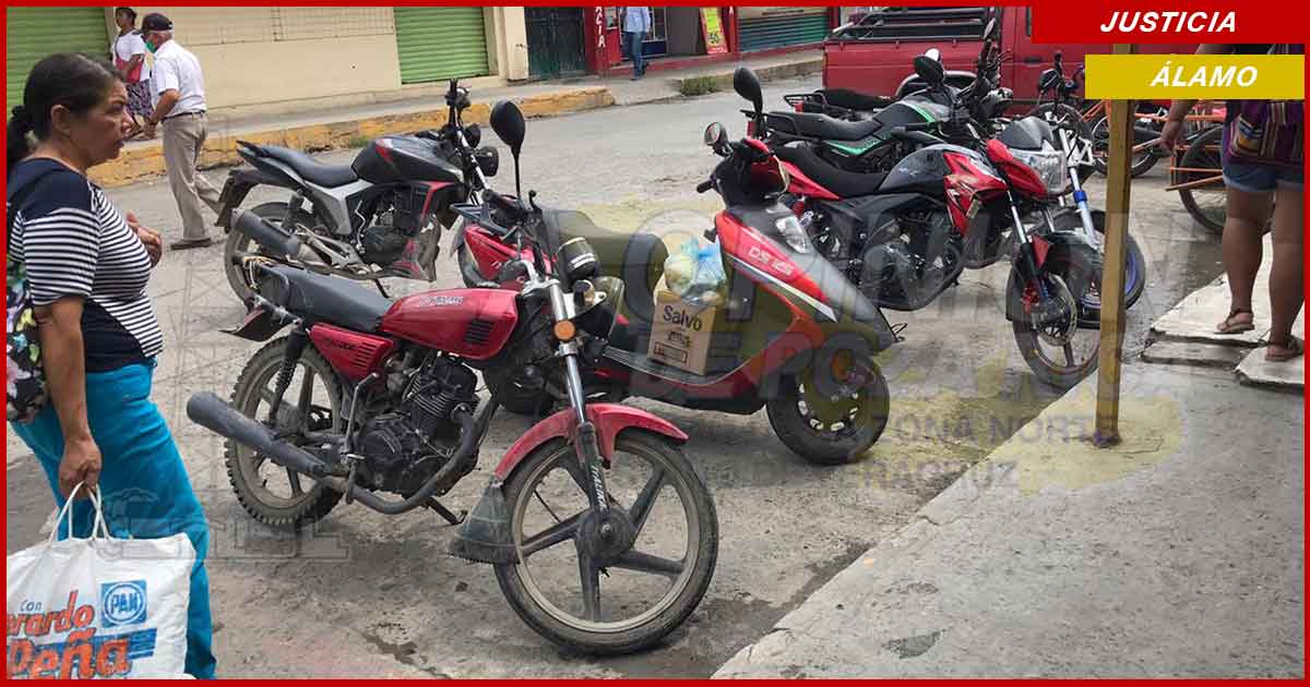 Roban motocicleta en Loma Bonita