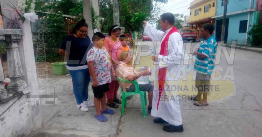 Realizan bendición de ramos