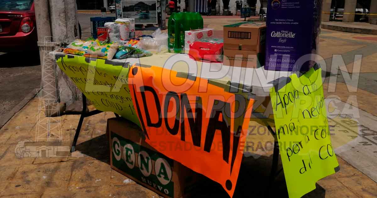 Reúnen víveres para familias de escasos recursos