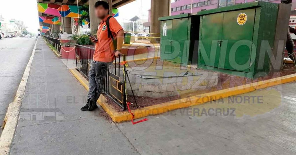 Rompen cintas de seguridad colocadas en el Paseo Raíces de Vida ante pandemia