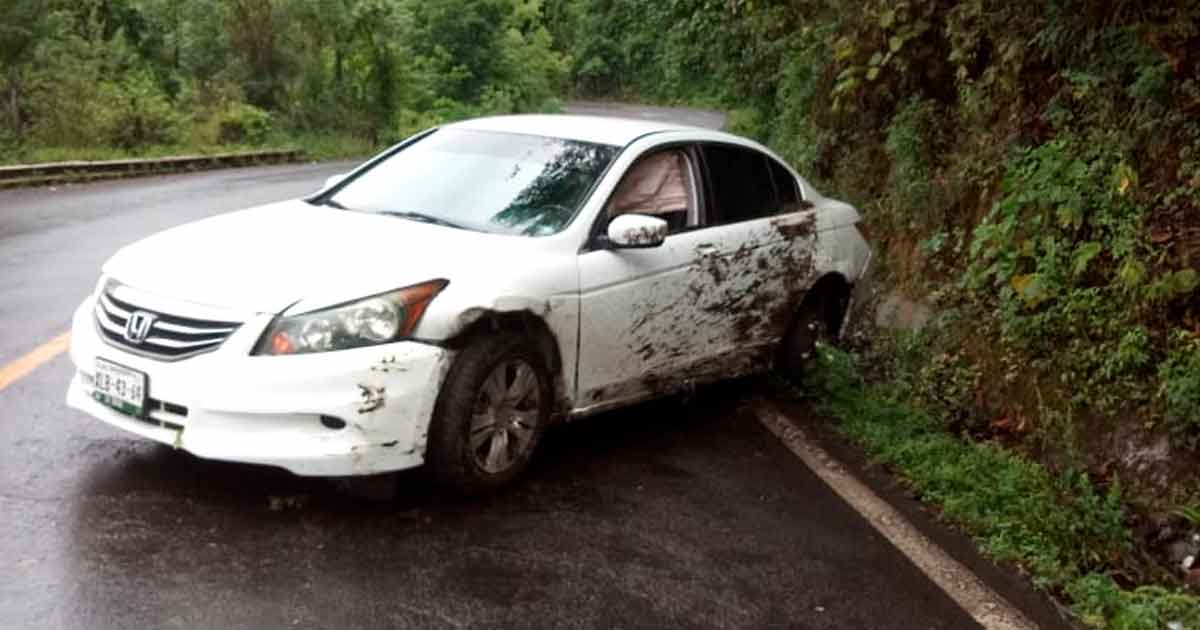 Se registra accidente automovilístico en la federal México-Tampico