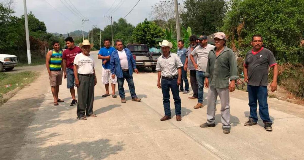 Se termina el bloque en la localidad de Z. Santa Cruz