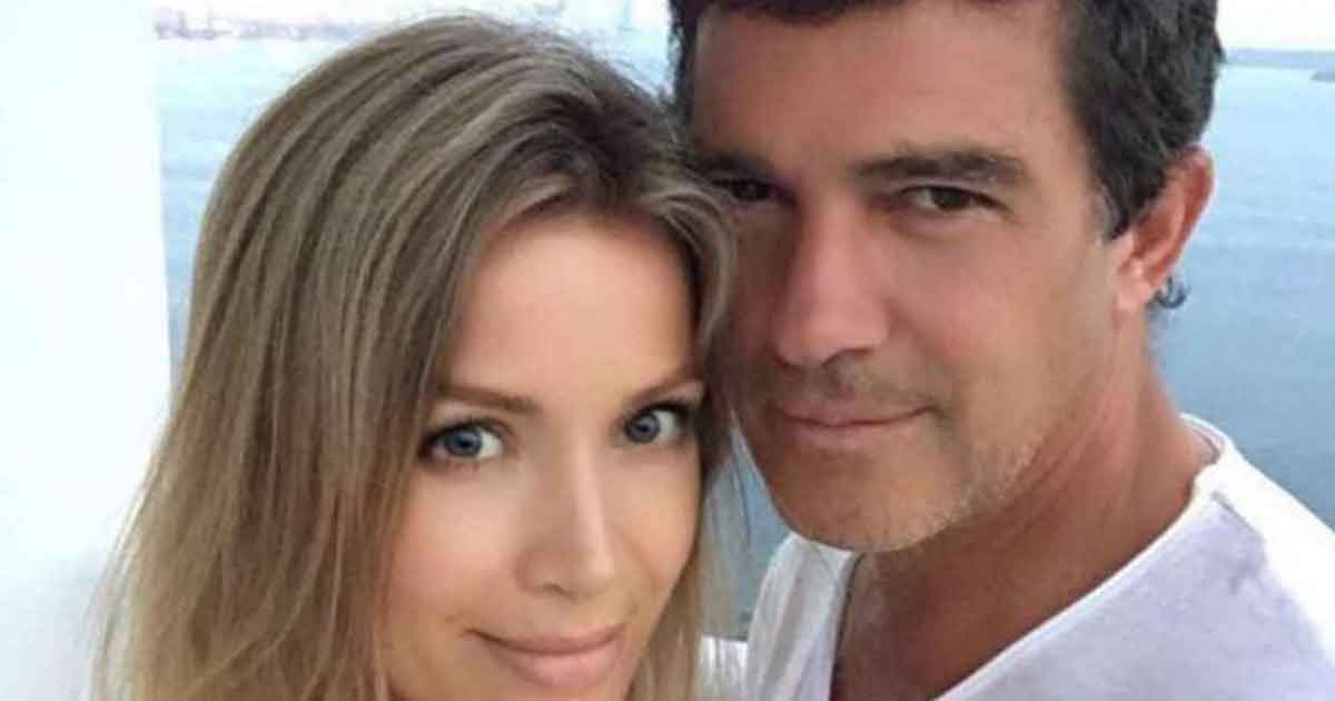 Antonio Banderas y su novia Nicole Kimpel están separados por la cuarentena