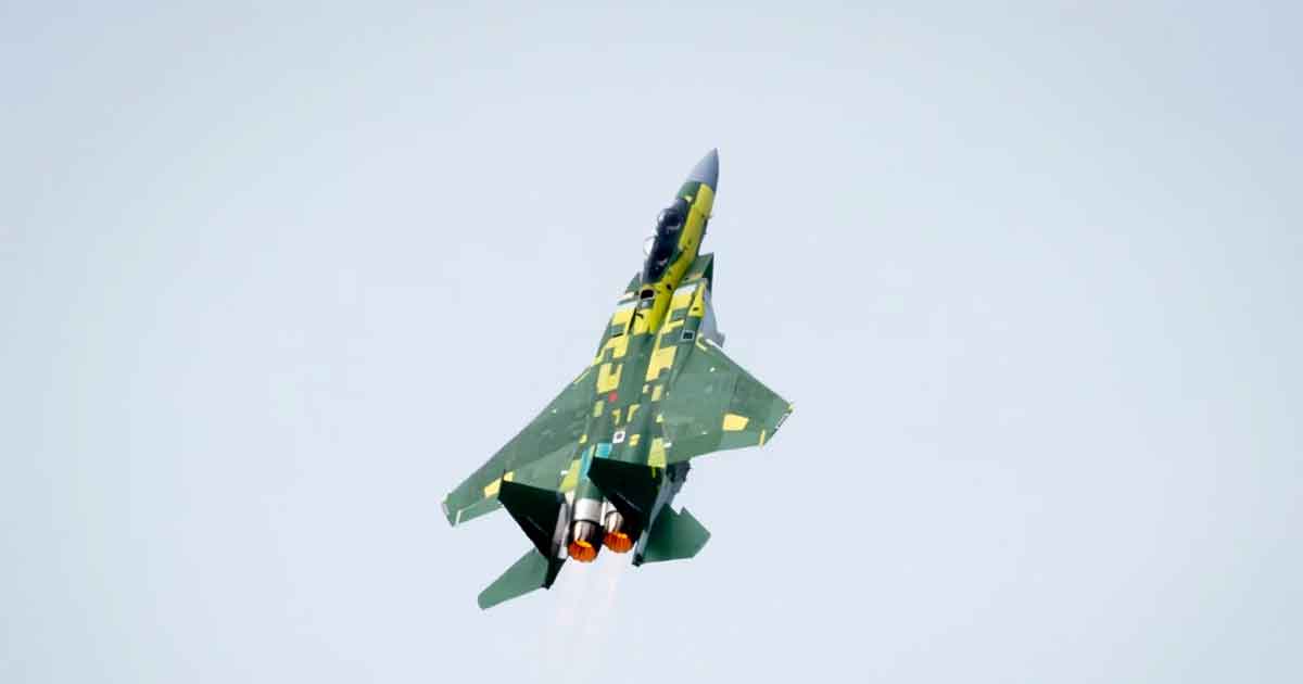 Mira cómo despega en vertical la versión más avanzada del mítico caza F-15