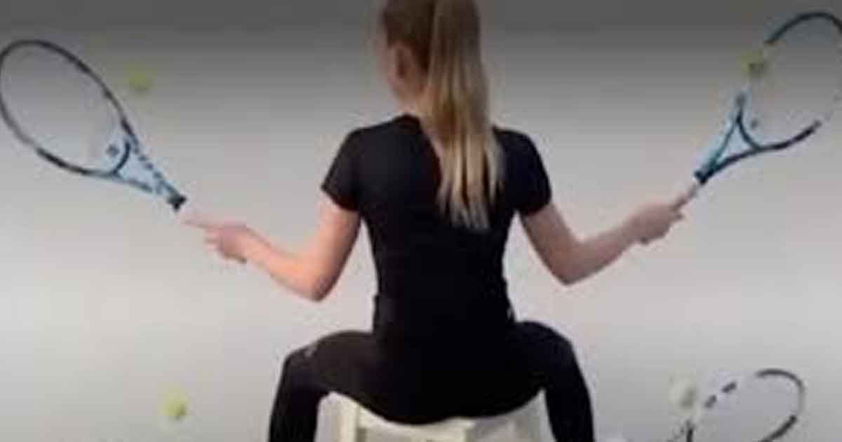 Tenista de 13 años supera a Roger Federer en su propio challenge