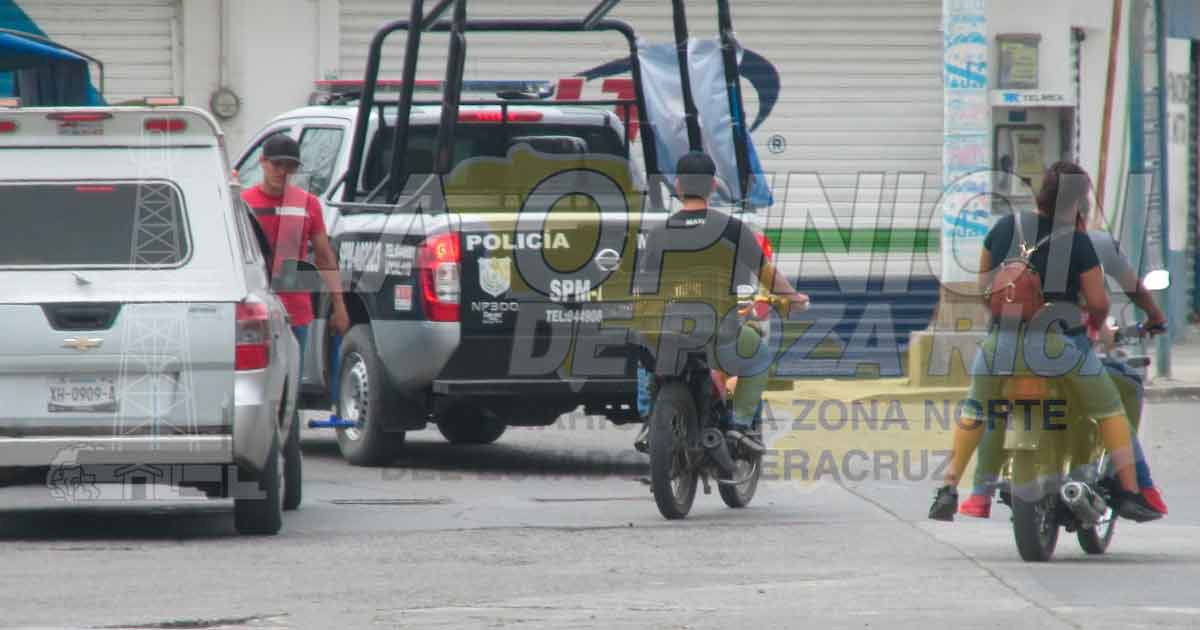Violento robo a tienda de abarrotes en la localidad El Esfuerzo