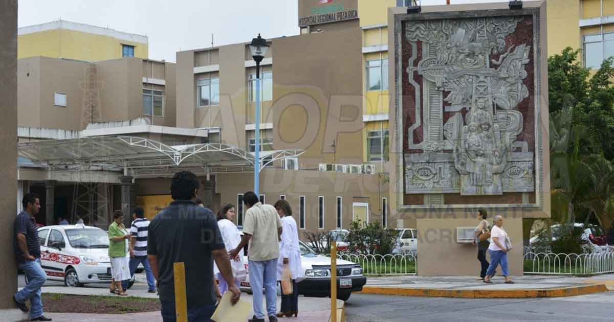 Aislamiento de cadáveres en hospitales de Pemex