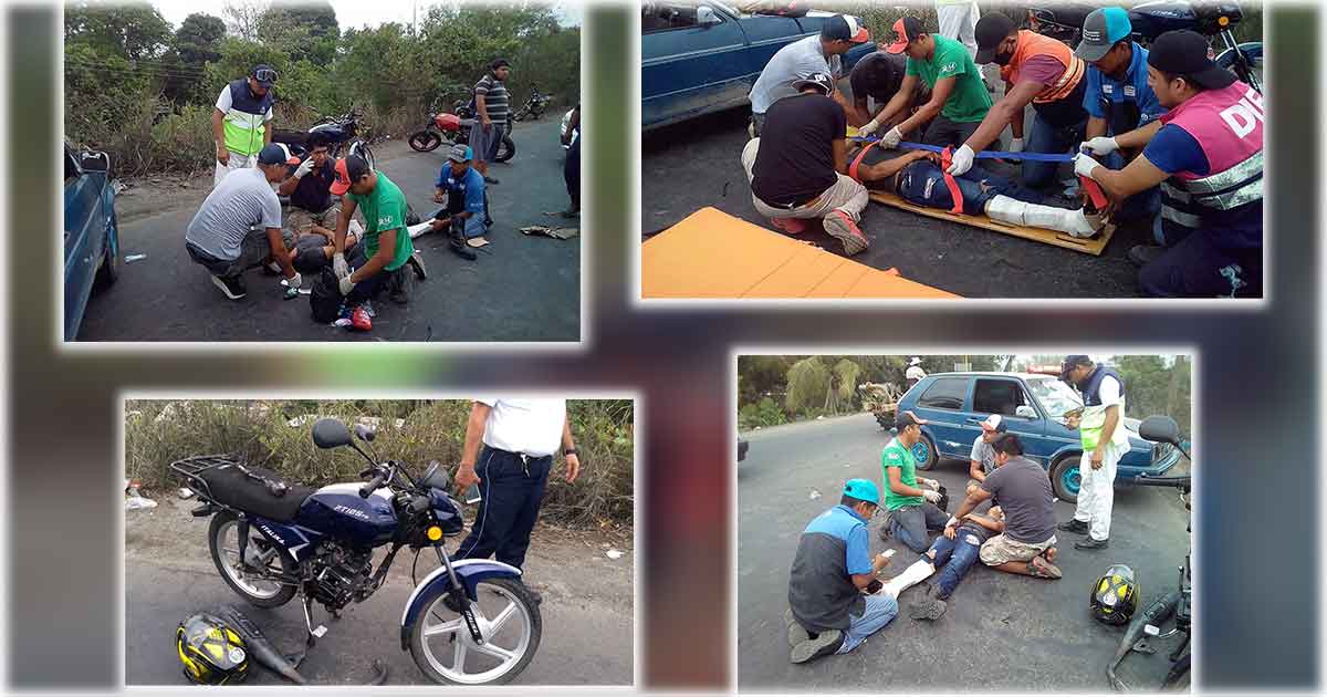 ¡Derrapa y se fractura una pierna!