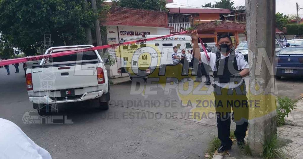Balacera en la colonia Tajín en Poza Rica
