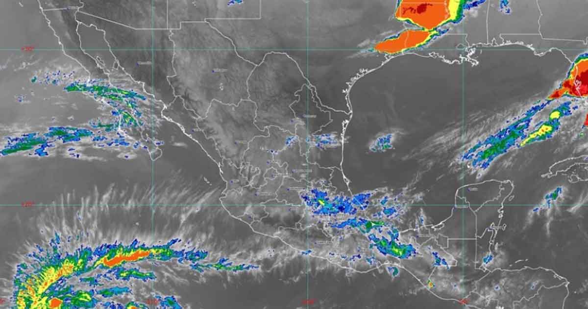 Pronóstico de lluvia por el frente frío No. 57