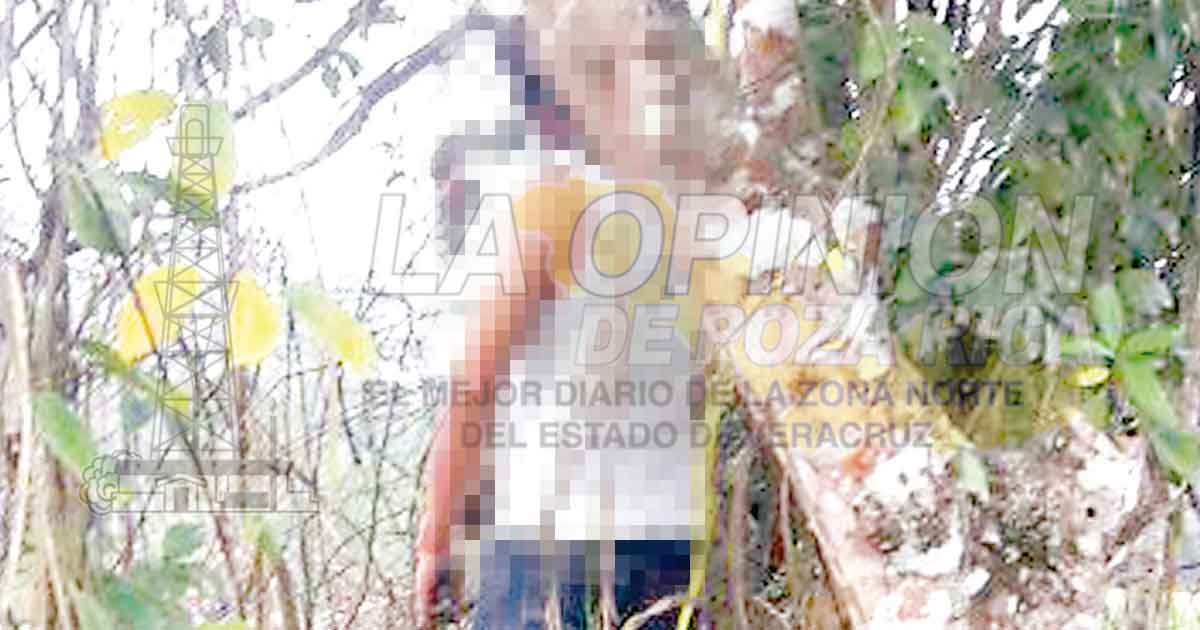 Encuentra muerto a su hijo; colgaba de un árbol