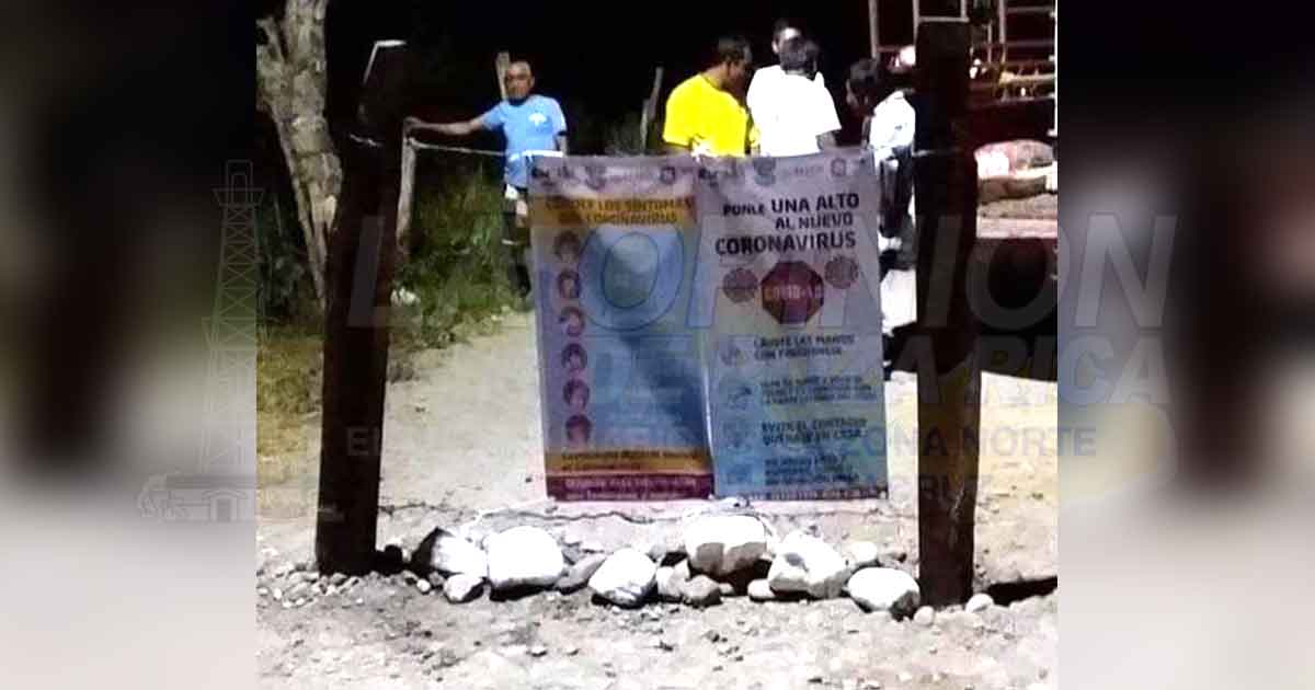 Se colocaron más cercos en Castillo de Teayo; no hay paso para habitantes foráneos
