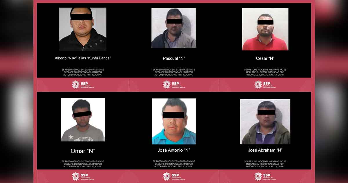 Detienen a 6 sujetos por diversos delitos y asegura 4 vehículos, en la región central