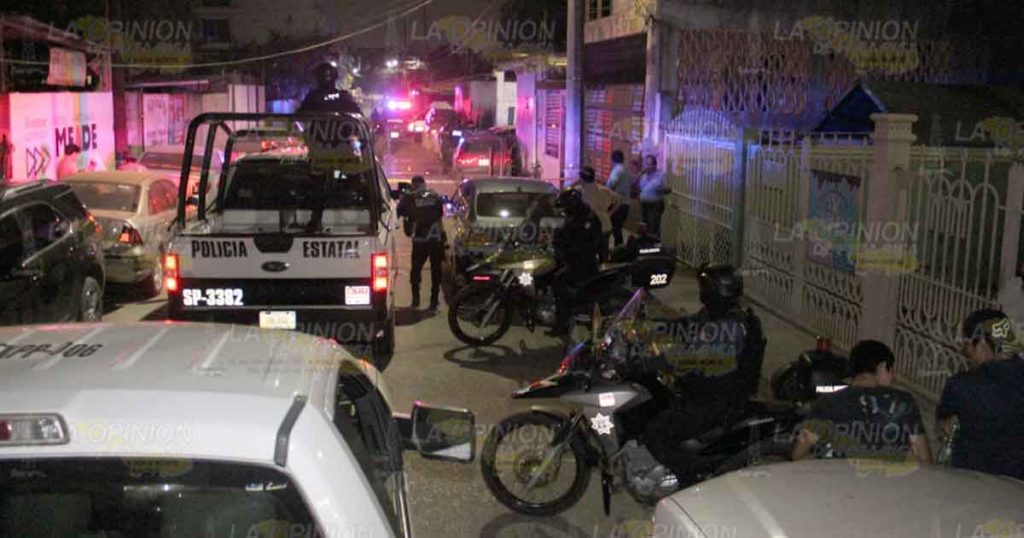 Balacera en Poza Rica deja dos personas lesionadas