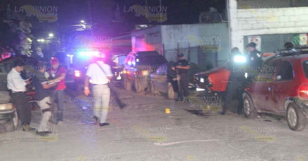 Balacera en Poza Rica deja dos personas lesionadas