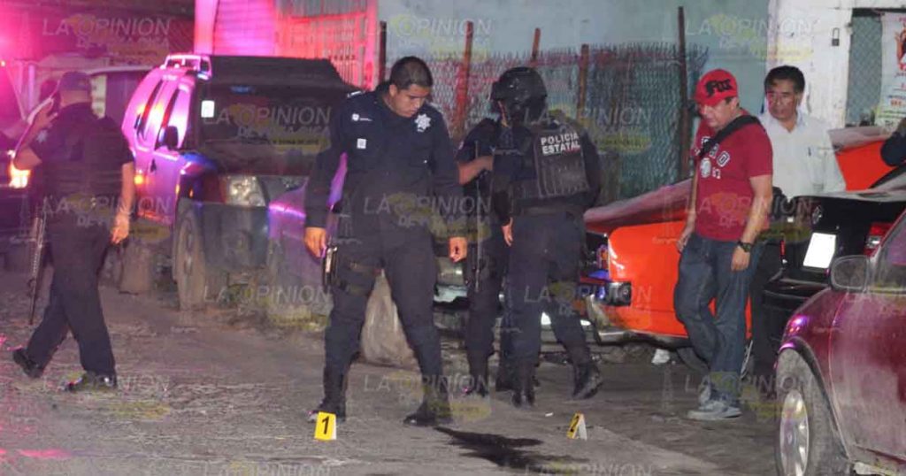 Balacera en Poza Rica deja dos personas lesionadas