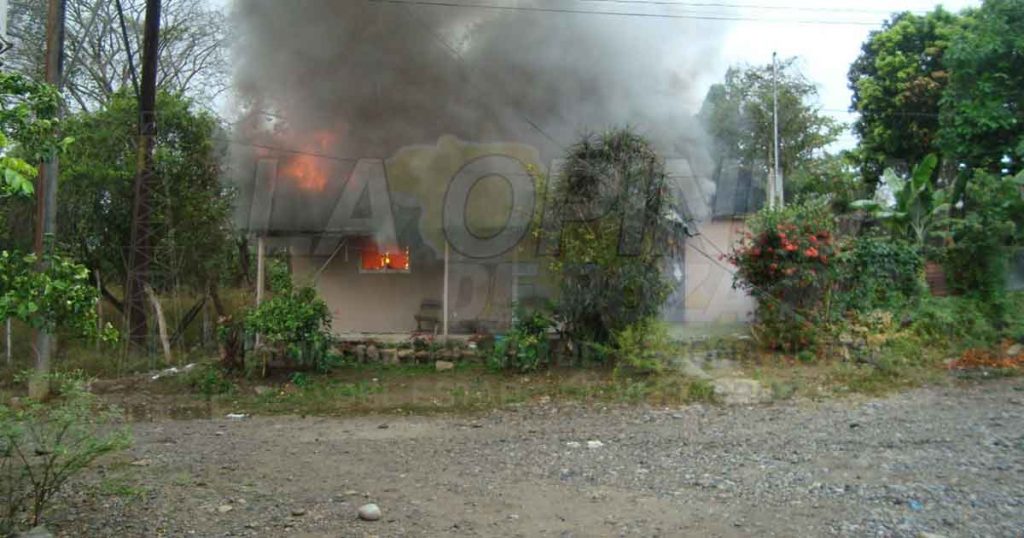 Se incendia una vivienda