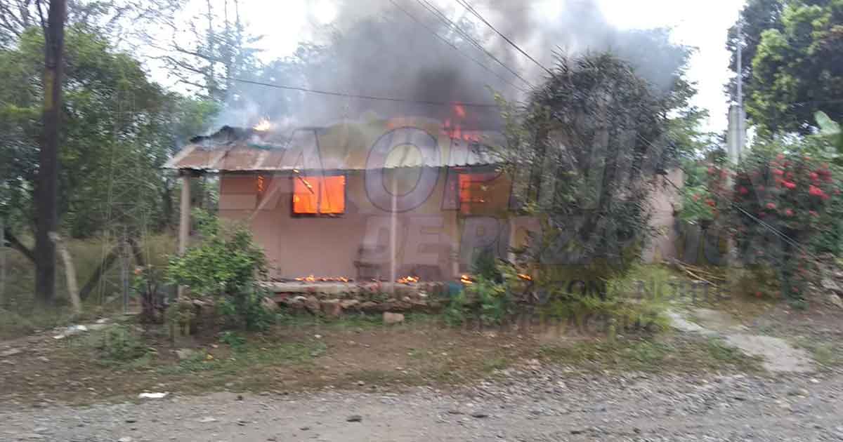 Se incendia una vivienda