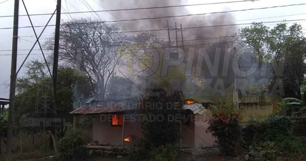 Se incendia una vivienda