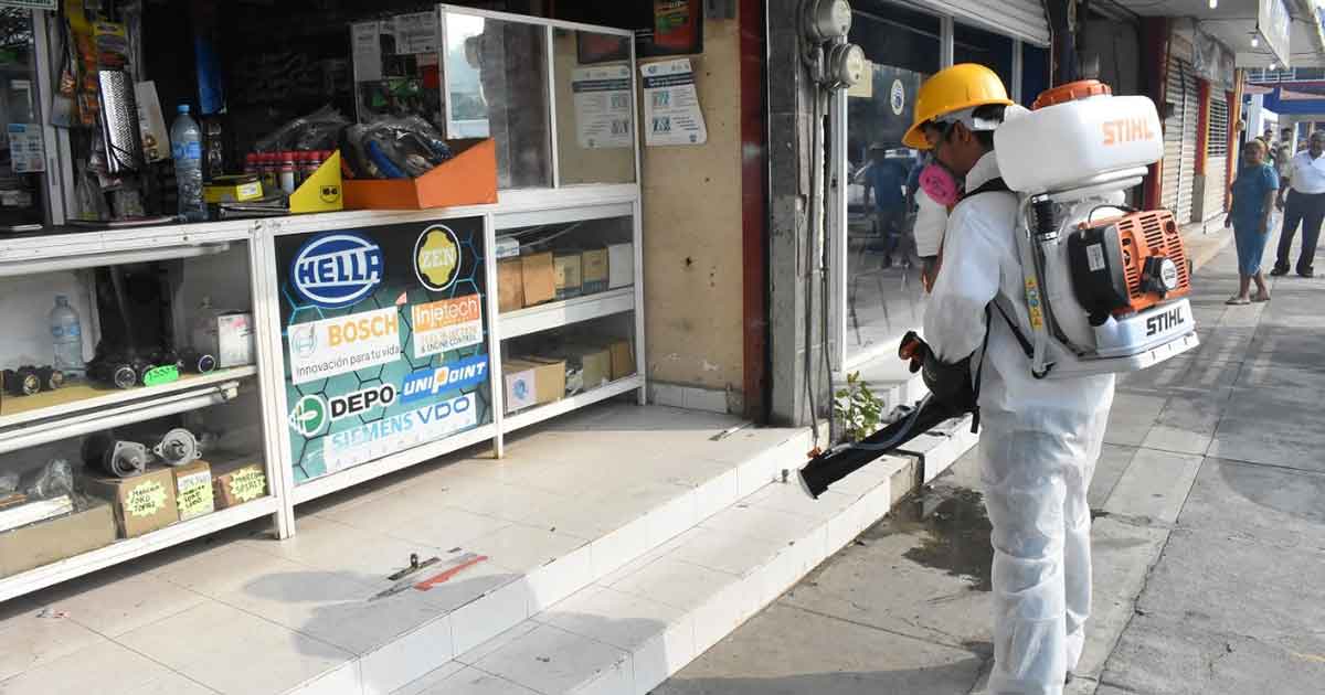 Evitan riesgos de contagio entre la población