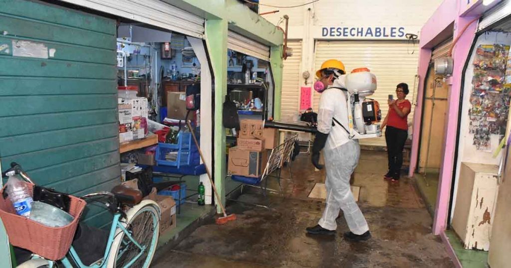 Evitan riesgos de contagio entre la población