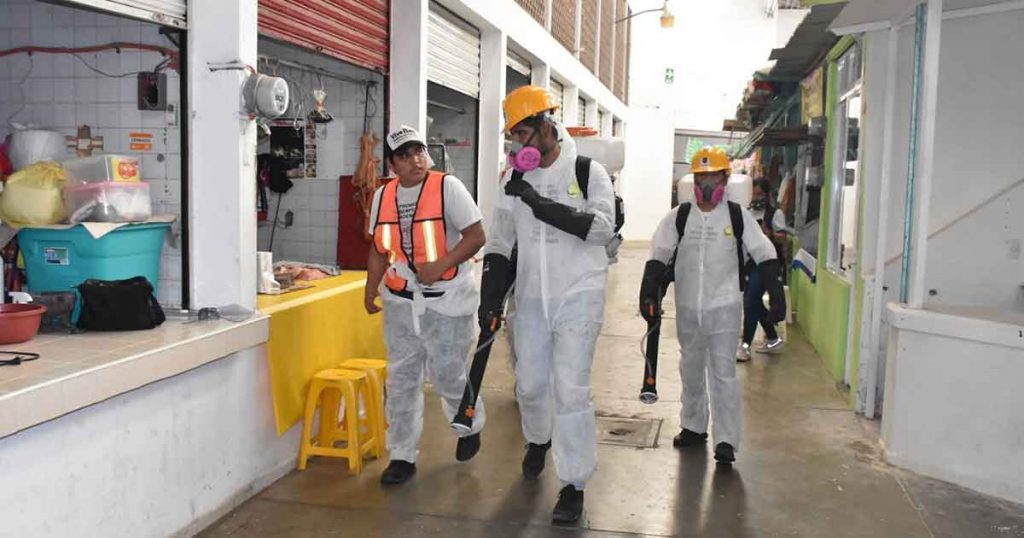 Evitan riesgos de contagio entre la población