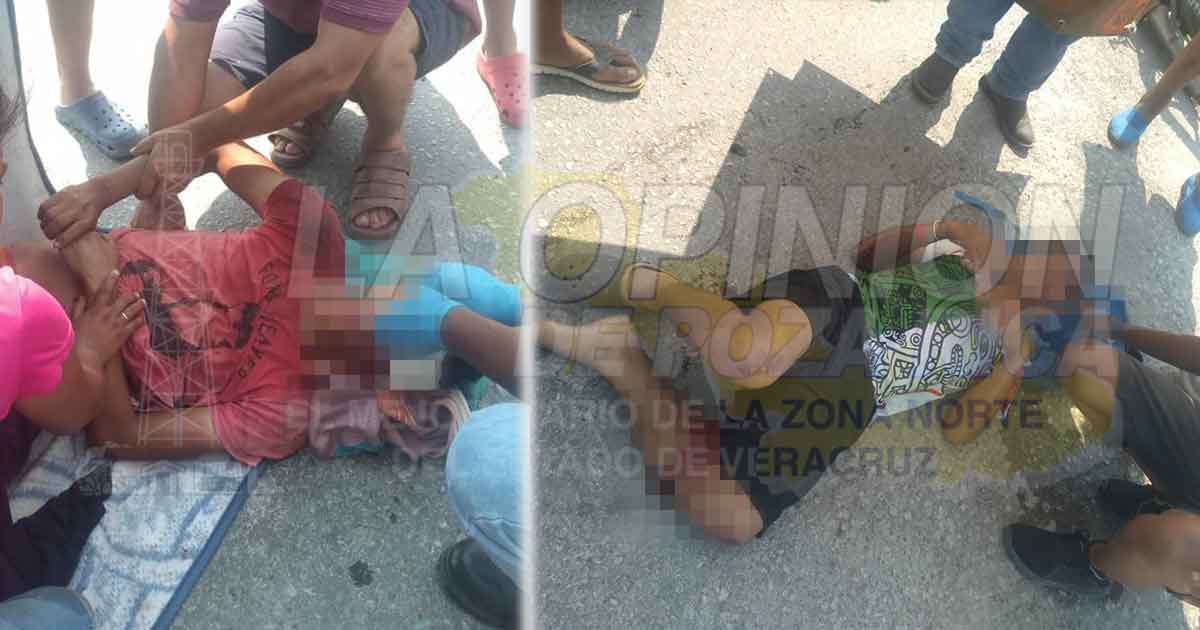 Dos lesionados en choque en la carretera Tampico-Valles