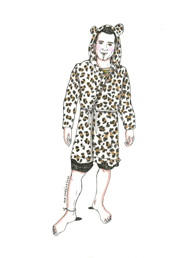 La ilustradora sevillana Ana Jarén nos acerca los looks más recurrentes de la cuarentena