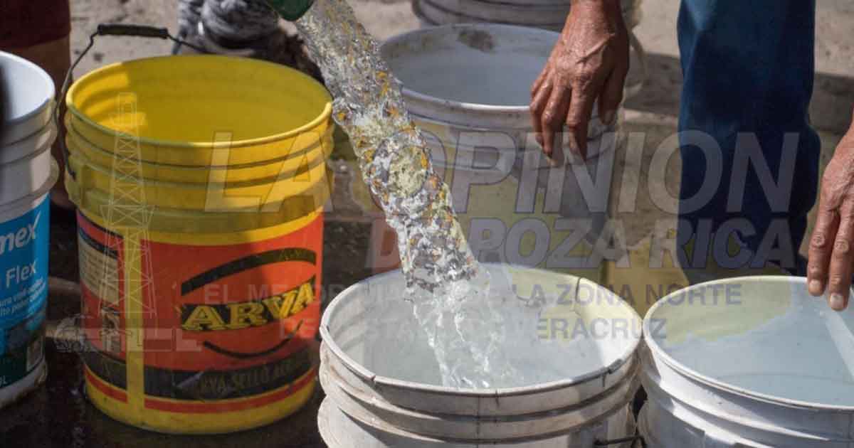 Llevan varios días sin agua en Z. Mena, no tienen ni para el lavado de manos