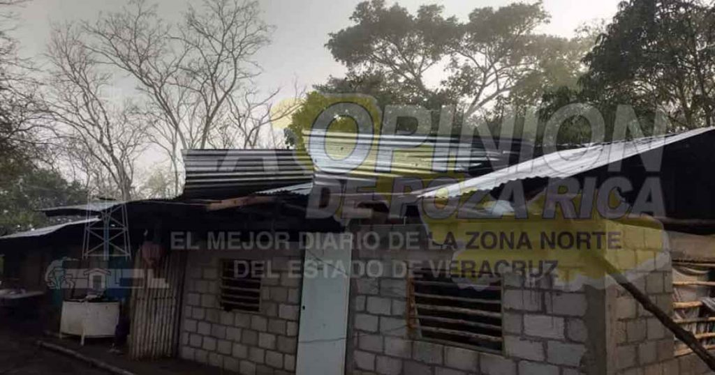 Cinco días sin energía eléctrica y daños materiales en viviendas