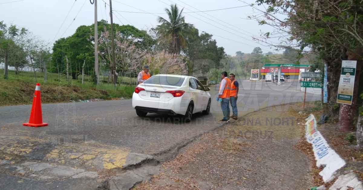 Inició el retiro de visitantes a Cazones