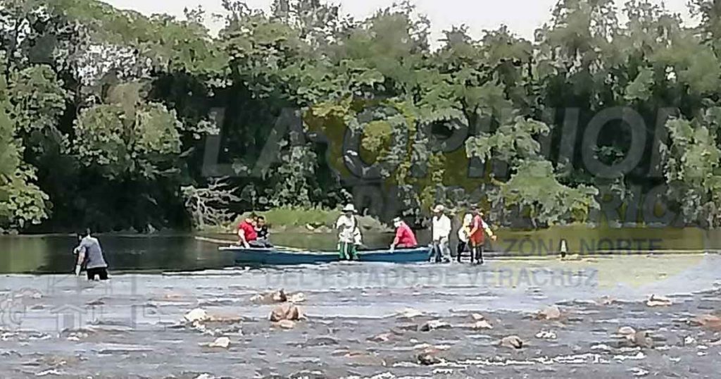Hallan cadáver en el río Tecolutla