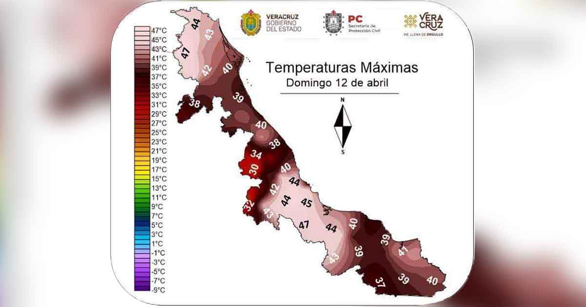 Para hoy, récord histórico de temperatura en Poza Rica