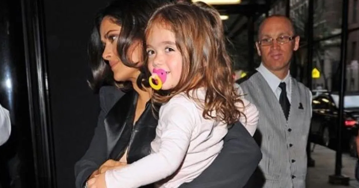Hija de Salma Hayek está entre los niños más ricos del mundo