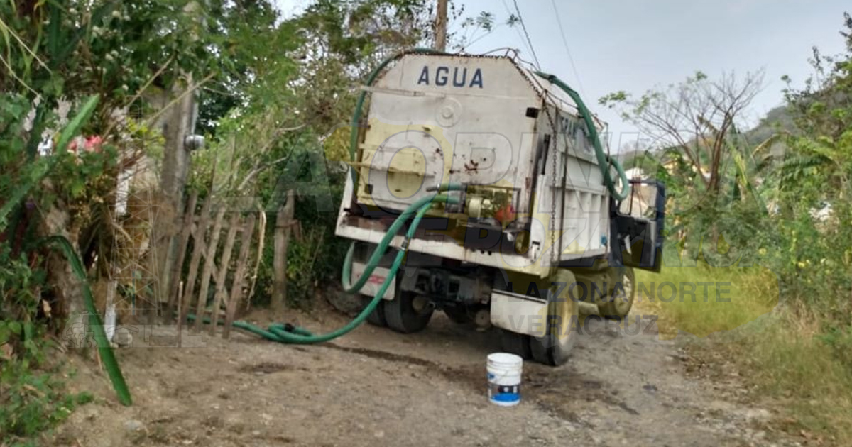 Les llega el recibo, pero no agua