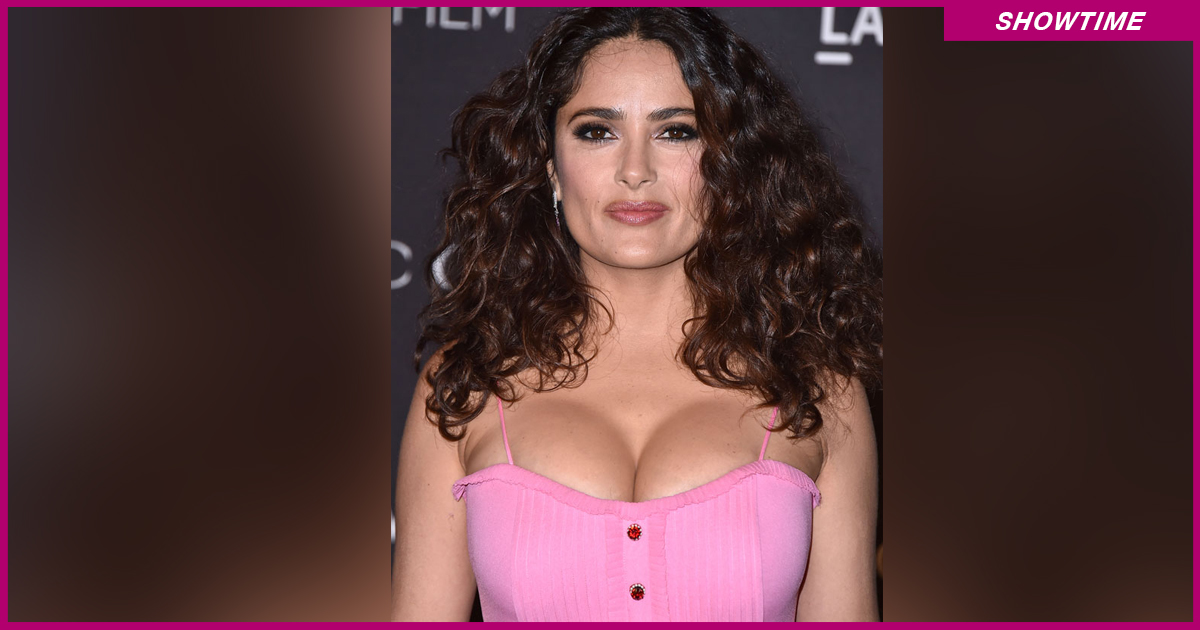 Salma Hayek luce sensacional sin maquillaje; no tiene ni una sola arruga