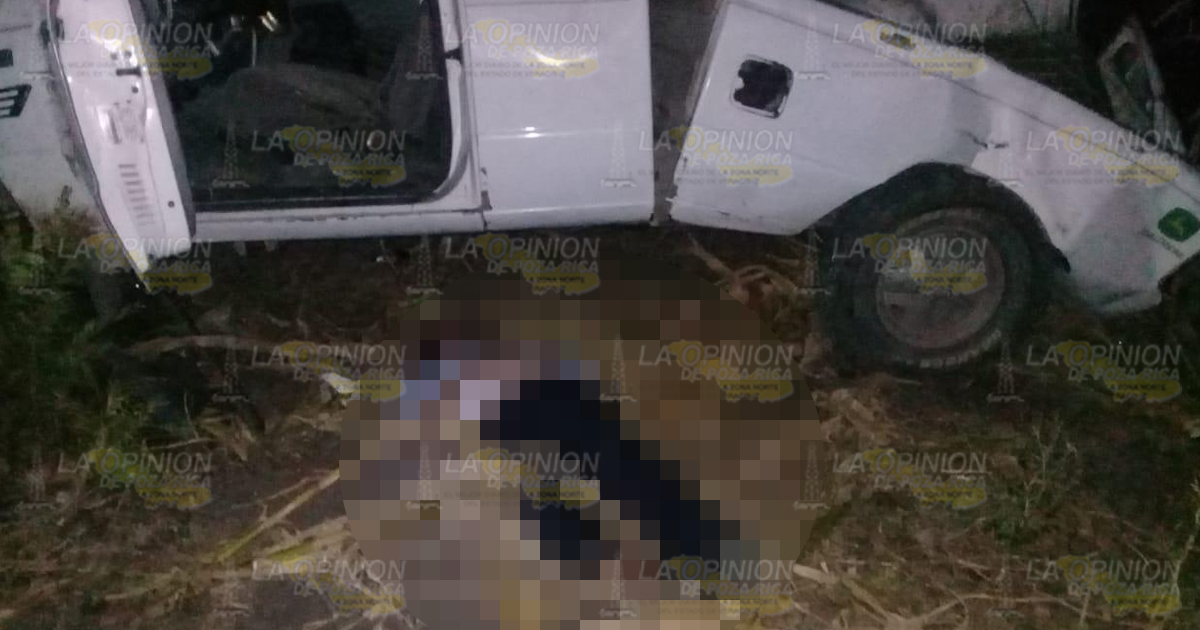 Fatal accidente en la carretera Álamo a Ixhuatlán de Madero