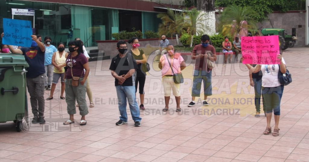 Otra manifestación de comerciantes
