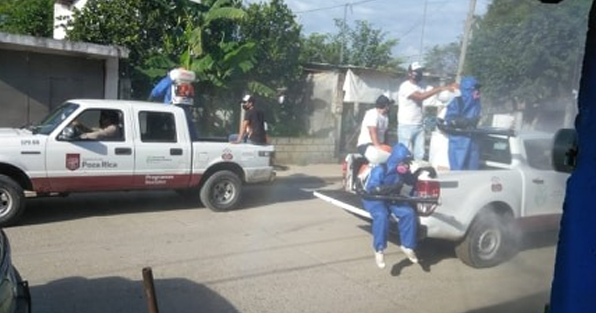 Sanitización también incluye colonias en Poza Rica