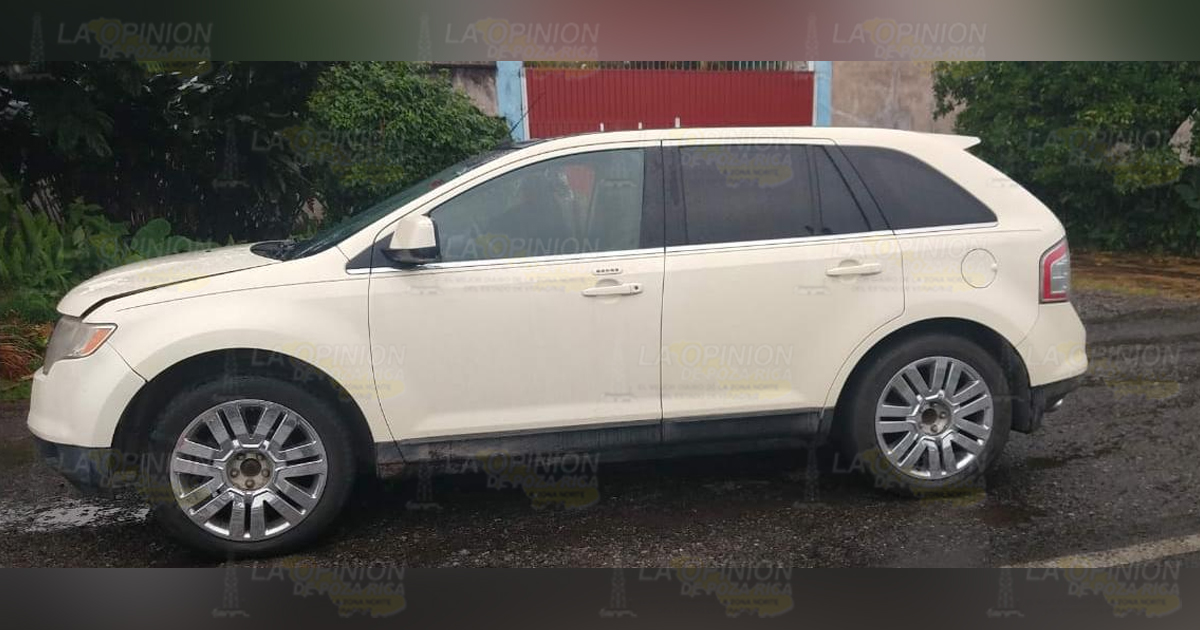 En operativo detienen a sujetos que viajaban en lujosa camioneta con placas sobrepuestas en Tlapacoyan